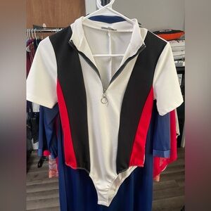 Color Blocked Romper